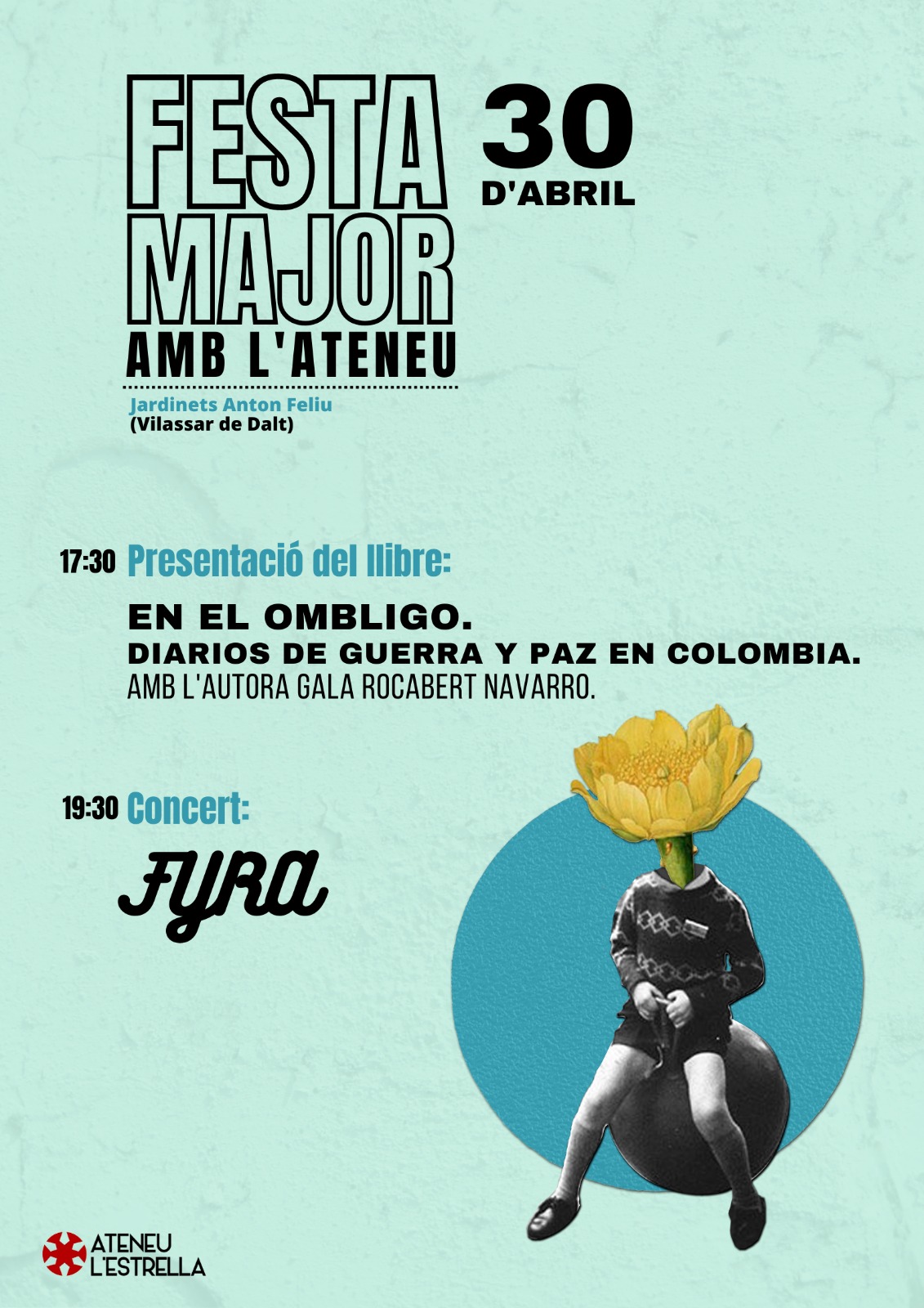 Sants M&agrave;rtirs 22: Presentaci&oacute; del llibre 'En el ombligo. Diarios de guerra y paz e Colombia'