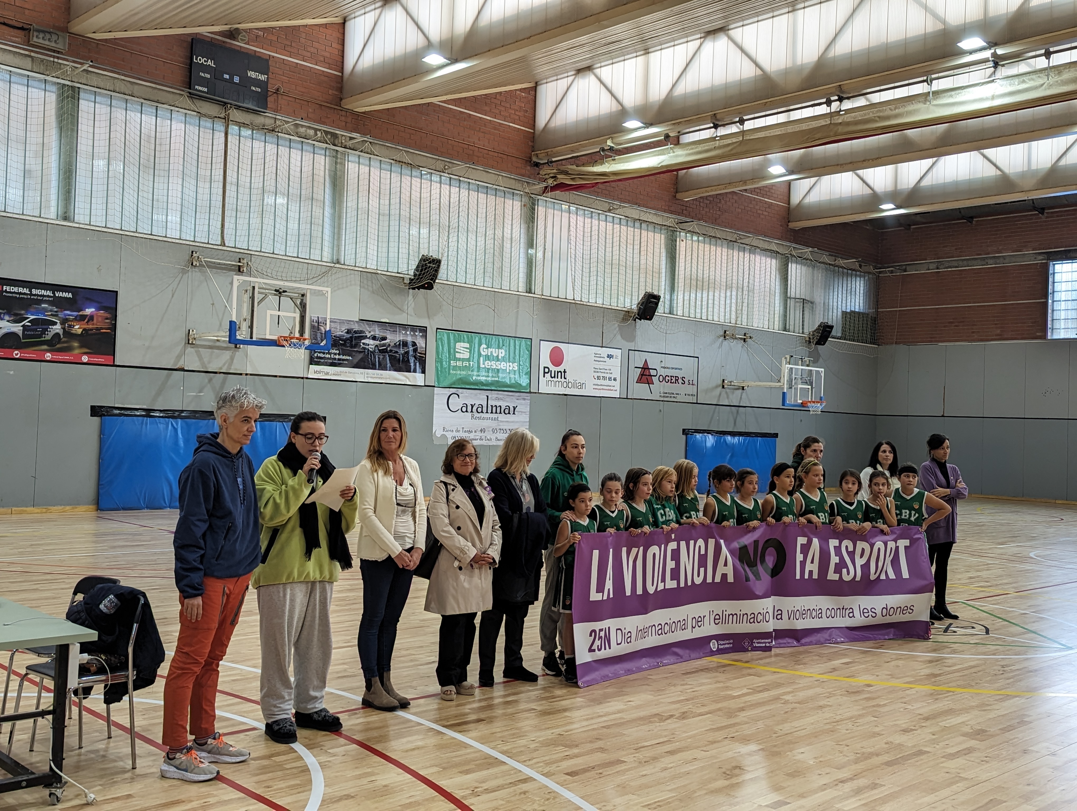 L'esport centra la commemoració del 25N a Vilassar
