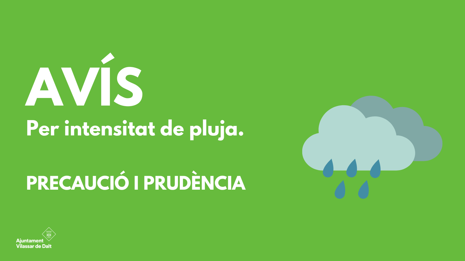 Vilassar, en fase de prealerta per intensitat de pluja