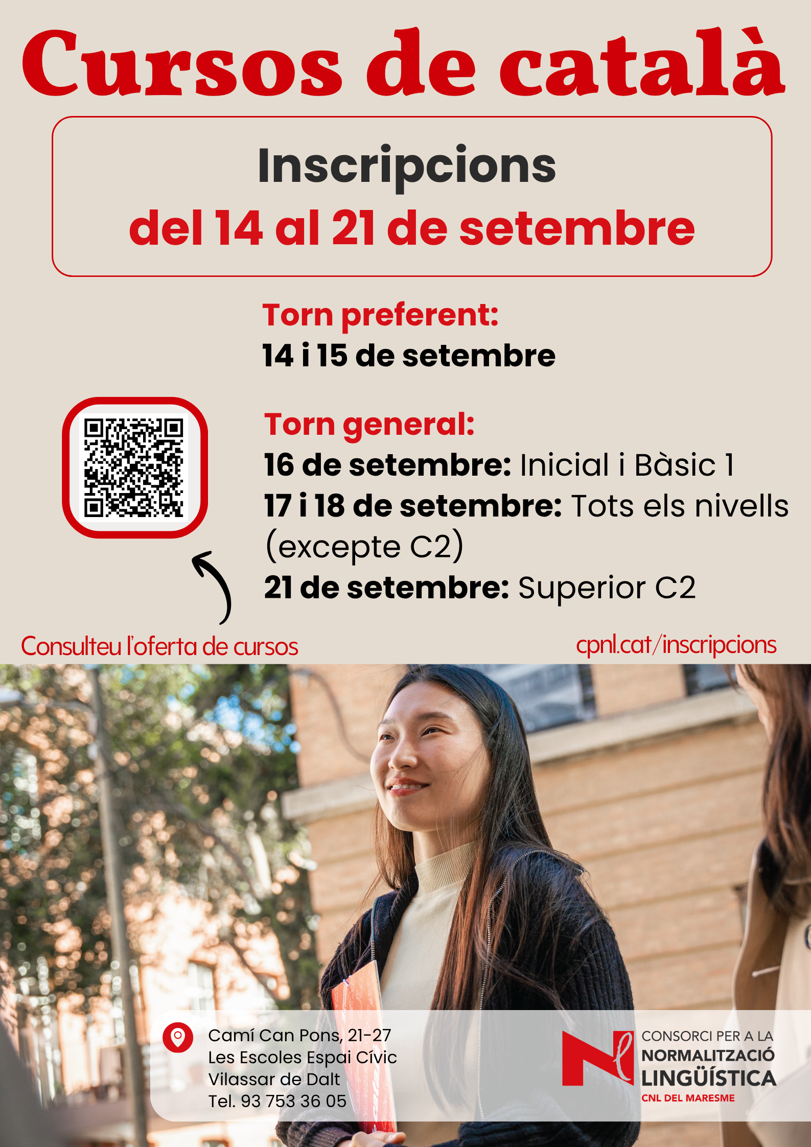 Nou curs de catal&agrave; a Vilassar de Dalt