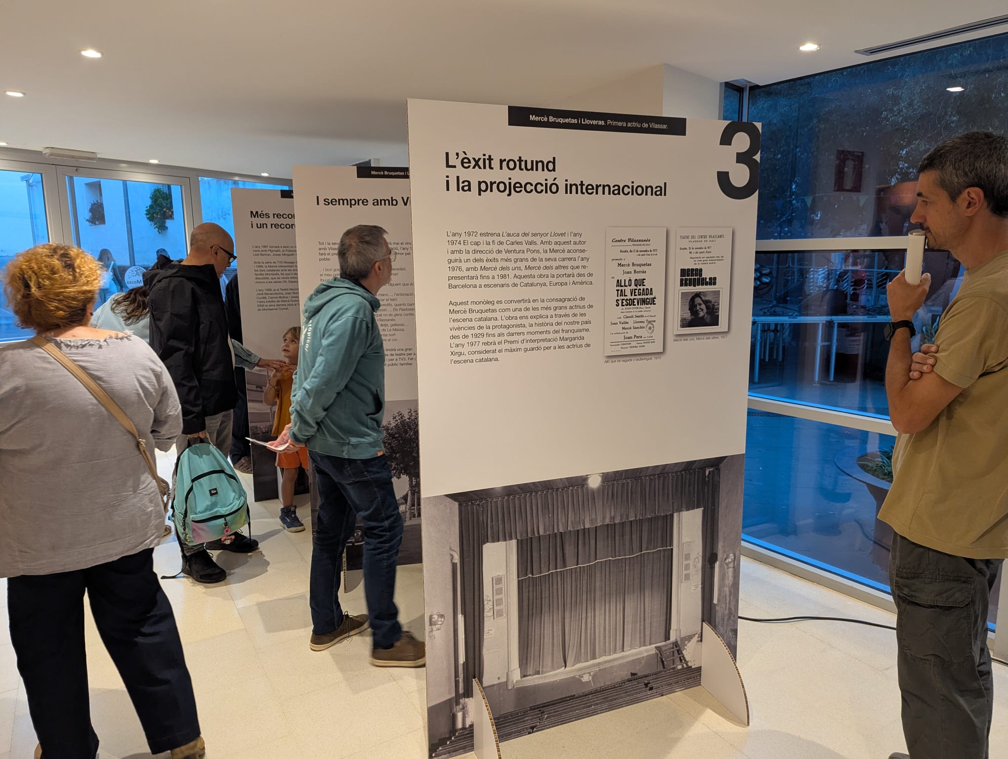 L'exposició 'Mercè Bruquetas. Primera actriu de Vilassar' obre l'Any Mercè Bruquetas