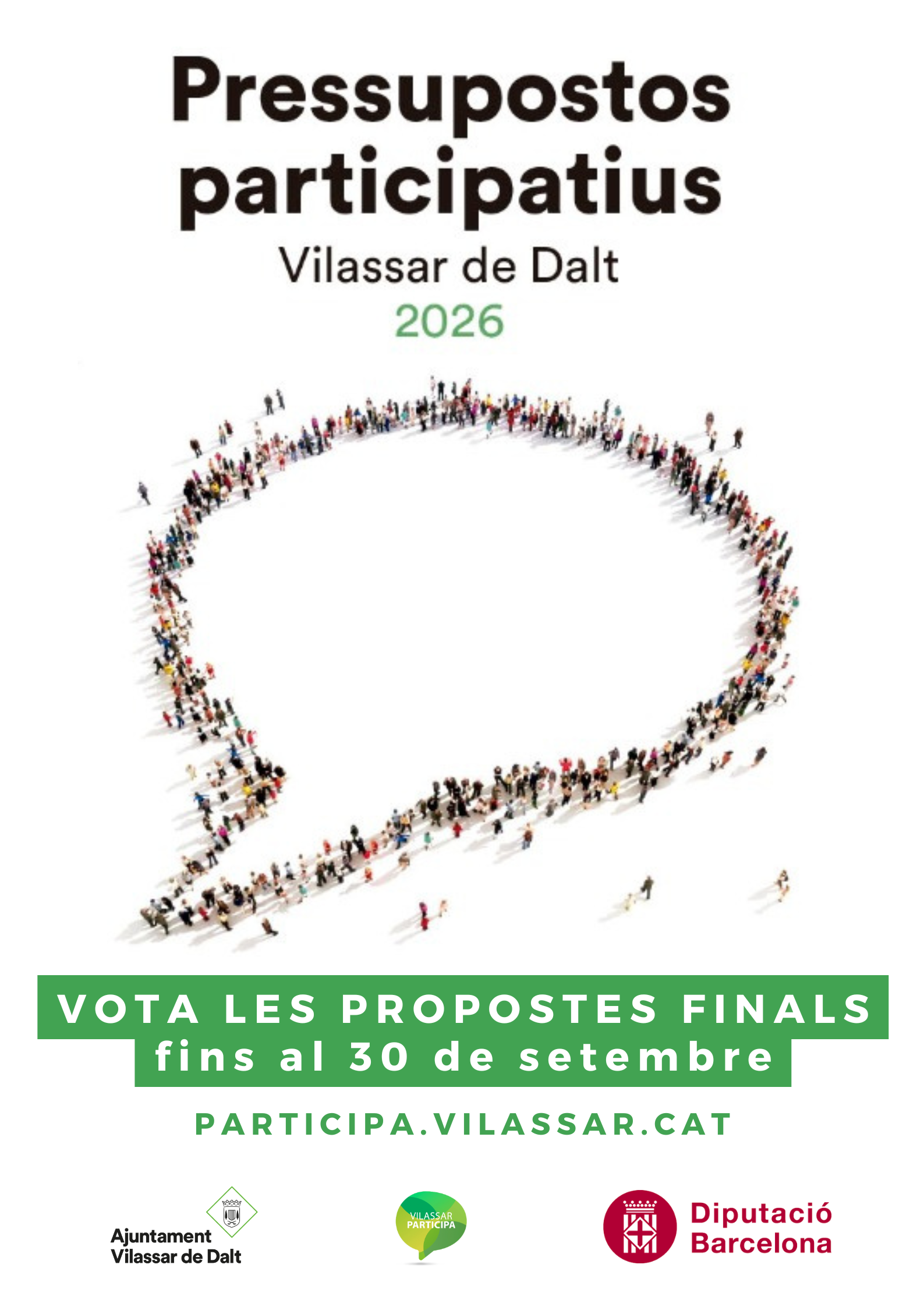 Comen&ccedil;a la fase final de votaci&oacute; dels Pressupostos Participatius 2026